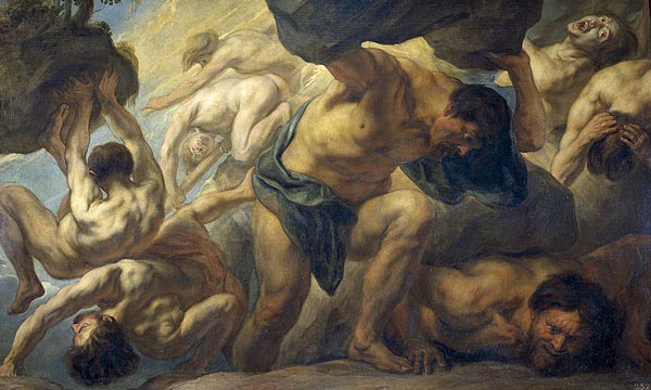 Painting: Fall of the Giants, Jacob Jordaens