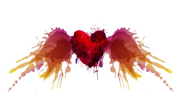 heart with wings