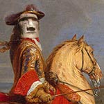 painting soldier on horse