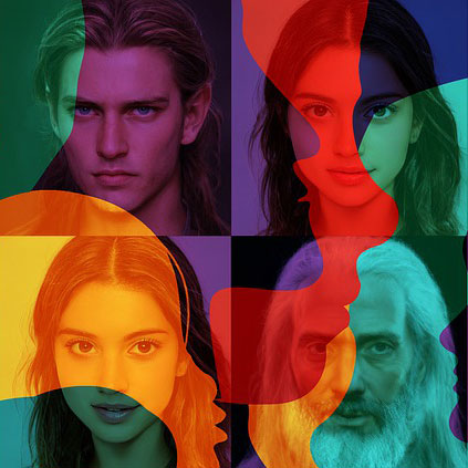 collage of faces