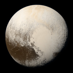 pluto in true colours