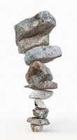 stones in awkward balance