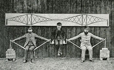 Sabian Symbol for Taurus 6: a bridge being built across a gorge