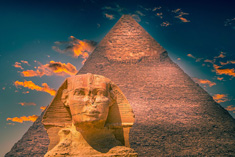 Sabian Symbol for Sagittarius 14: The Pyramids and the Sphinx